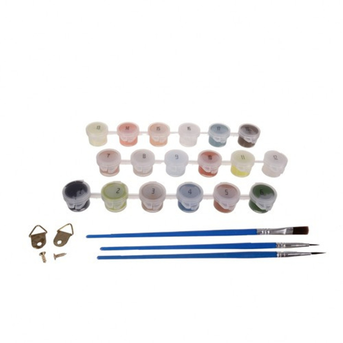 Pictură după numere 40×50 cm – Căţeluş în natură (set complet) [5]