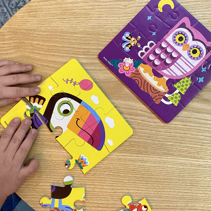 Puzzle 2 în 1 din spumă cu pasari– Puzzle educativ pentru copii mici 2+ ani [3]