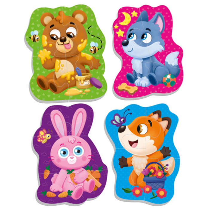 Puzzle Baby Animale din Pădure – Puzzle Educațional pentru copii, Piese Mari, Spumă Moale [2]