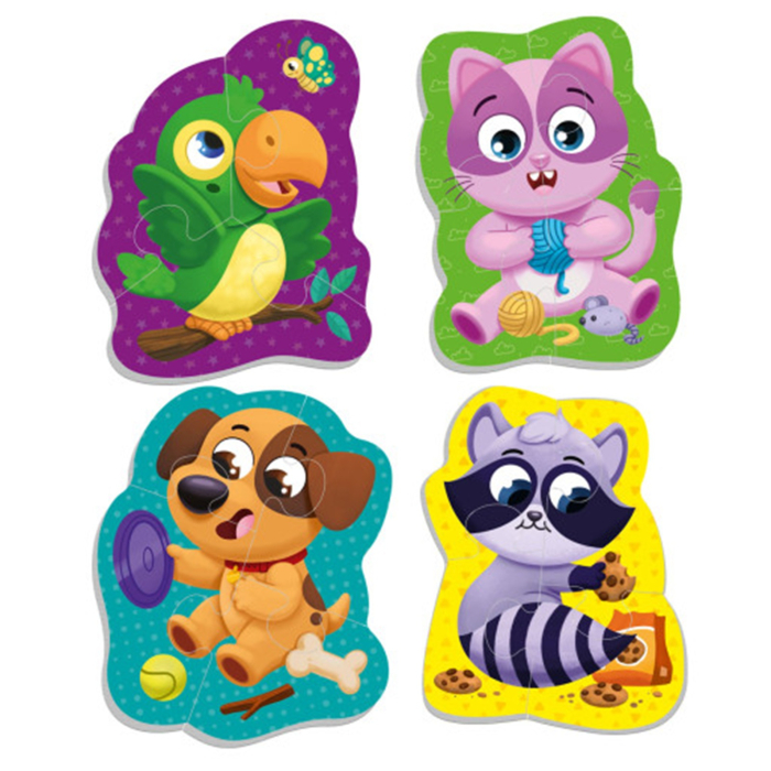 Puzzle Baby cu Animăluțe – Set educativ pentru copii mici, piese mari [2]
