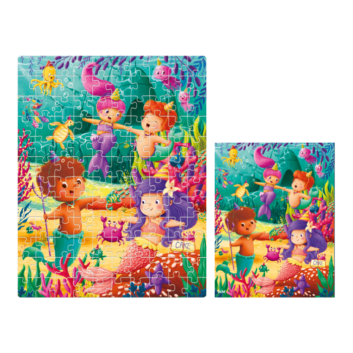 Puzzle copii 120 piese – Petrecerea subacvatică, 23x30 cm | De.tail [3]