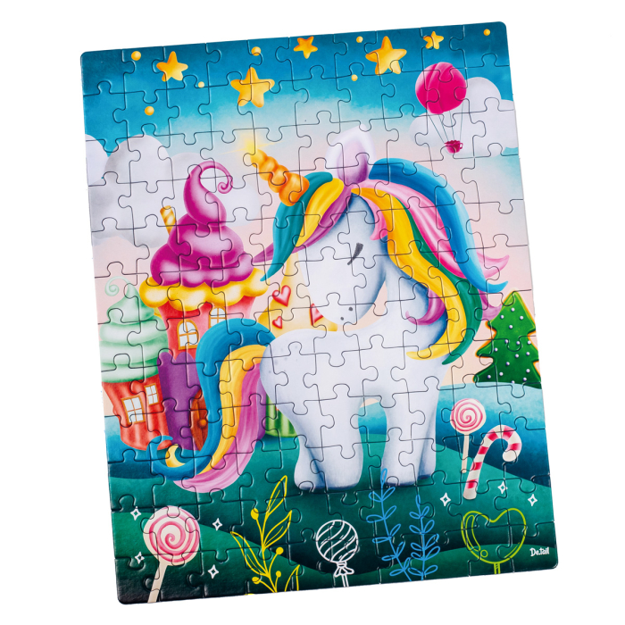 Puzzle copii 120 piese – Unicorn, 23x30 cm | De.tail [2]