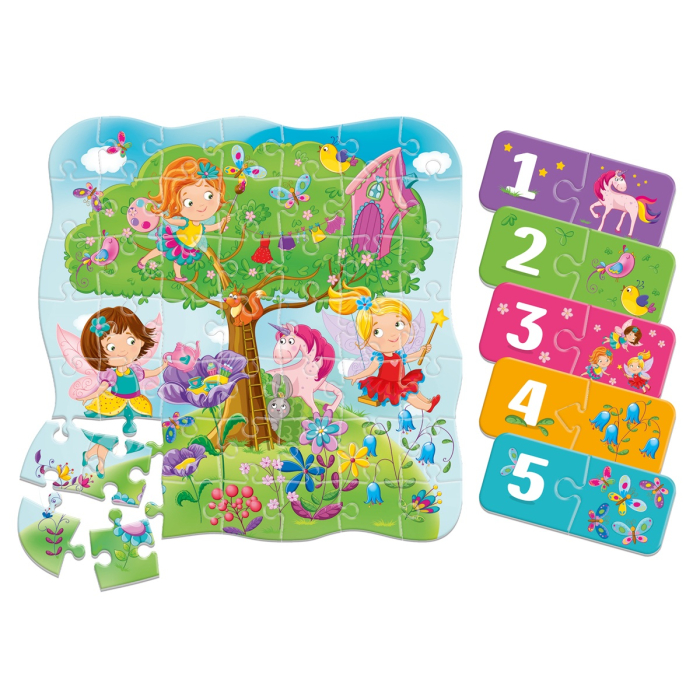 Puzzle copii 2 în 1 Zânele – puzzle + mini joc educativ | Roter Käfer | copii mici 3+ ani [3]