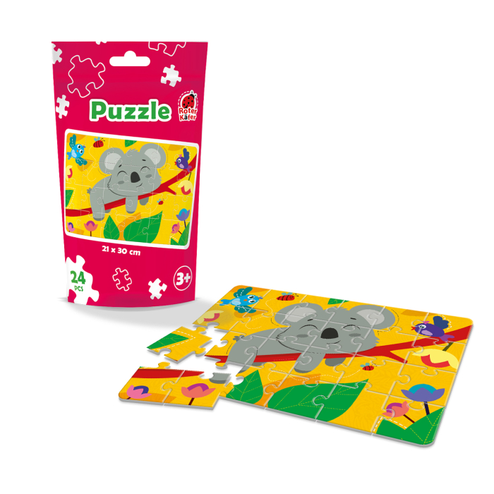 Puzzle copii 24 piese Koala – Roter Käfer, 21×30 cm, 3+ ani, carton gros [2]