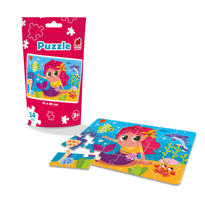 Puzzle copii 24 piese Sirenă - Roter Käfer, 3+ ani [2]