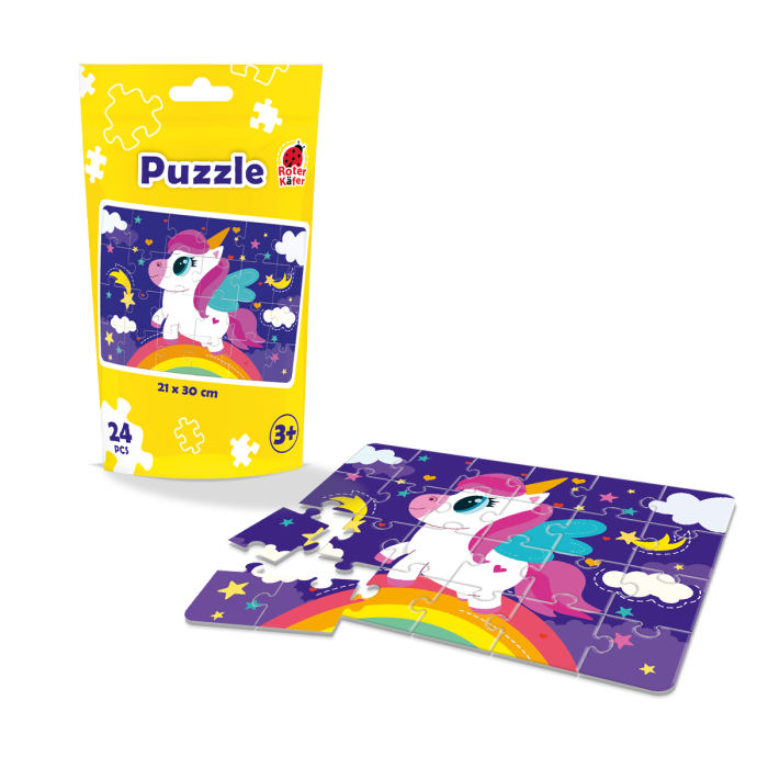 Puzzle copii 24 piese Unicorn – Roter Käfer, 21×30 cm, 3+ ani [2]