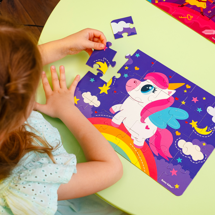 Puzzle copii 24 piese Unicorn – Roter Käfer, 21×30 cm, 3+ ani [5]