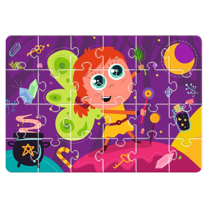 Puzzle copii 24 piese Zâna magică – Puzzle carton 21x30 cm, Roter Käfer, 3+ ani [3]