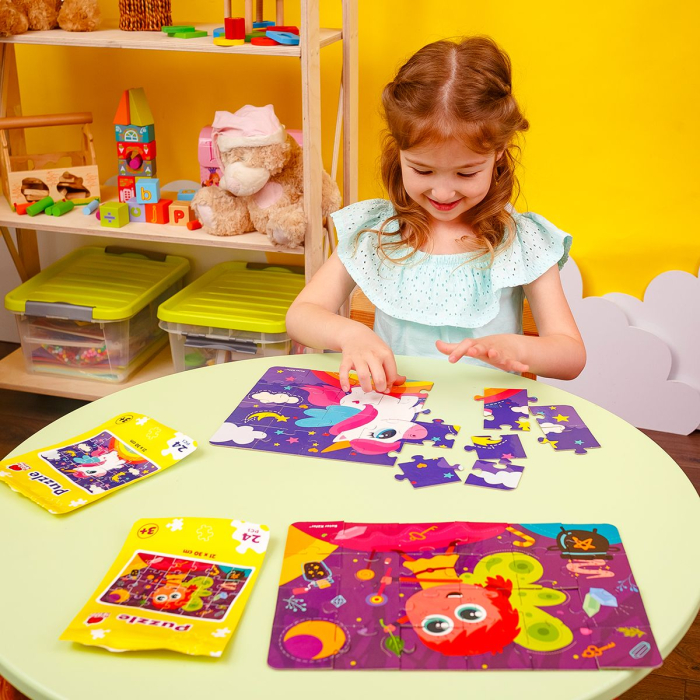 Puzzle copii 24 piese Zâna magică – Puzzle carton 21x30 cm, Roter Käfer, 3+ ani [4]