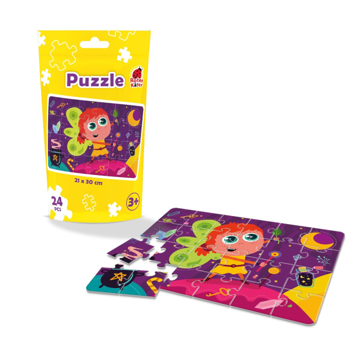 Puzzle copii 24 piese Zâna magică – Puzzle carton 21x30 cm, Roter Käfer, 3+ ani [2]