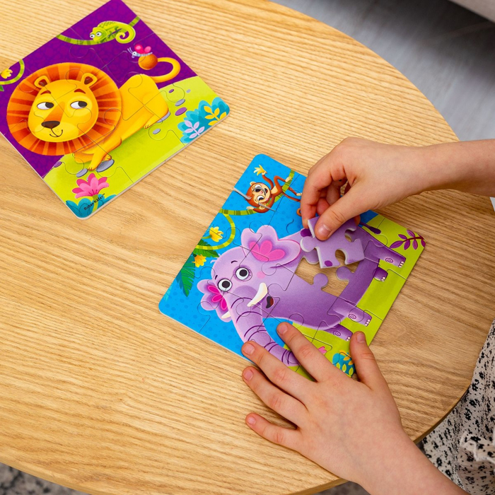 Puzzle din spumă 2 în 1 – La Zoo | 2+ ani [4]