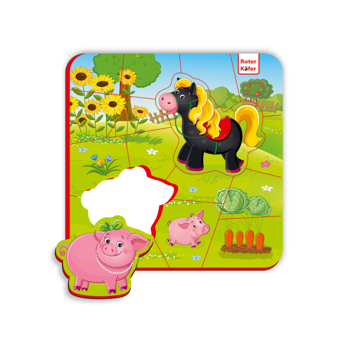 Puzzle magnetic din spumă – Căluțul | Roter Käfer | copii mici 2+ ani [2]