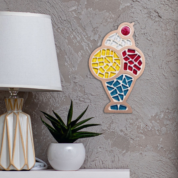 SET CREATIV MOZAIC DIN STICLA CU BAZA DIN MDF- INGHETATA [3]
