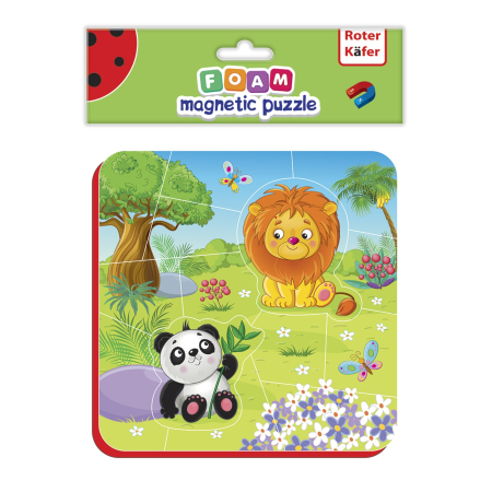 PUZZLE-URI - Puzzle magnetic din spumă – Zoo