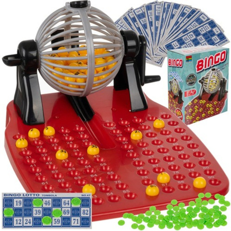 JOCURI DE SOCIETATE - Joc de societate Bingo Lotto – Tombola clasică cu bile numerotate și cartonașe