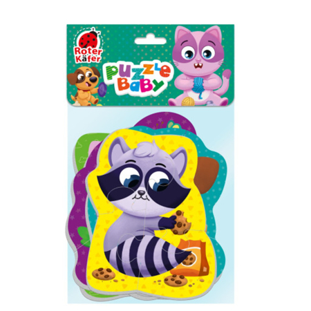 PUZZLE-URI - Puzzle Baby cu Animăluțe – Set educativ pentru copii mici, piese mari