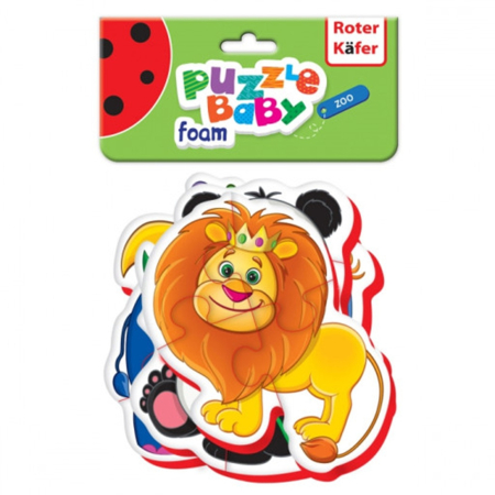 PUZZLE-URI - Puzzle Baby Zoo din spumă – Puzzle educativ cu animale pentru copii mici