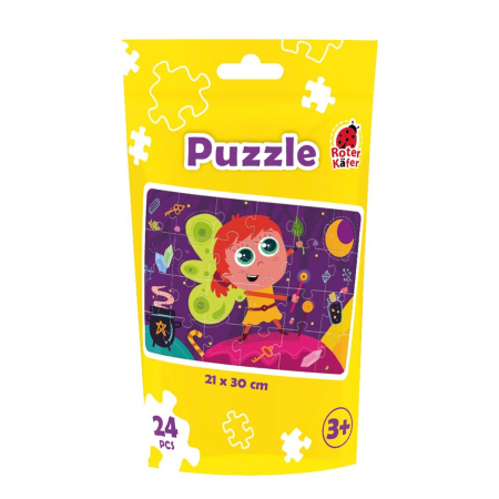 PRIMELE MELE PUZZLE-URI - Puzzle copii 24 piese Zâna magică – Puzzle carton 21x30 cm, Roter Käfer, 3+ ani