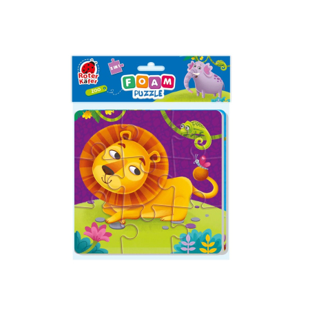 PUZZLE-URI - Puzzle din spumă 2 în 1 – La Zoo | 2+ ani