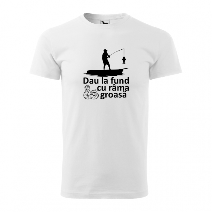 Tricou bărbat - DAU LA FUND CU RAMA GROASA [1]