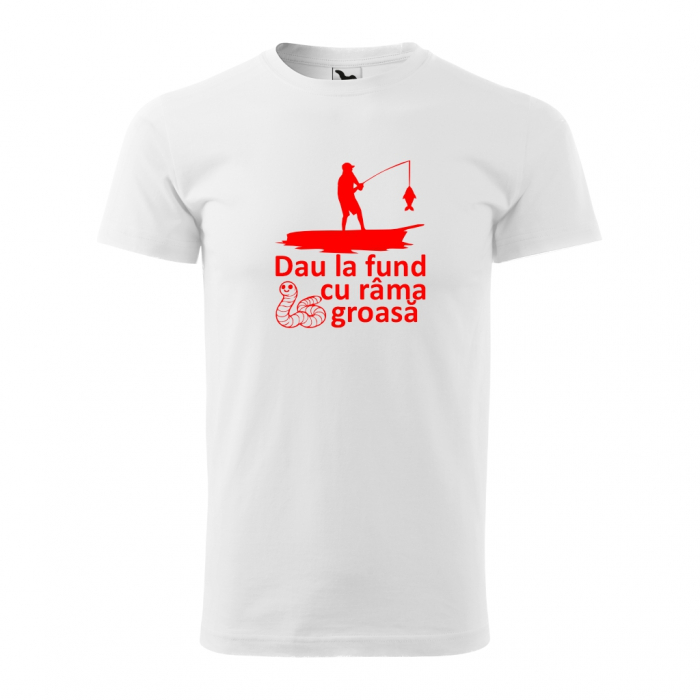 Tricou bărbat - DAU LA FUND CU RAMA GROASA [2]