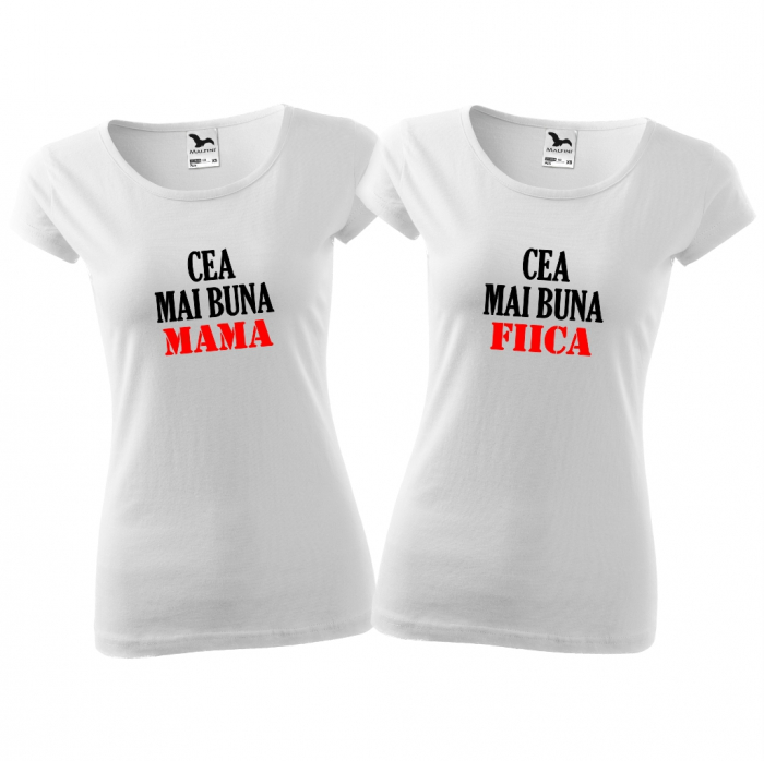 Tricouri CEA MAI BUNA MAMA - CEA MAI BUNA FIICA [1]