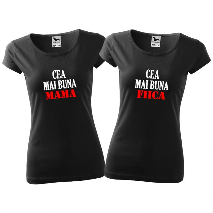 Tricouri CEA MAI BUNA MAMA - CEA MAI BUNA FIICA [2]