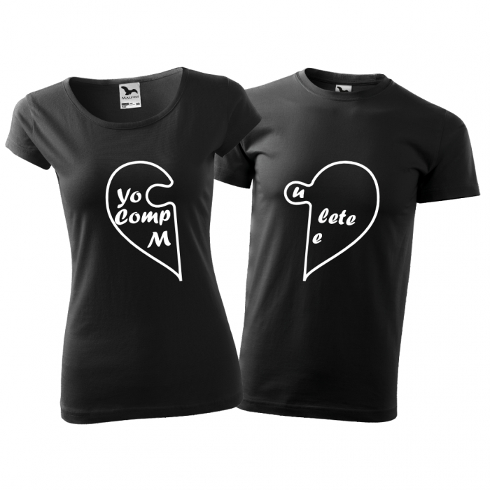 Tricouri cuplu - YOU COMPLETE ME [3]