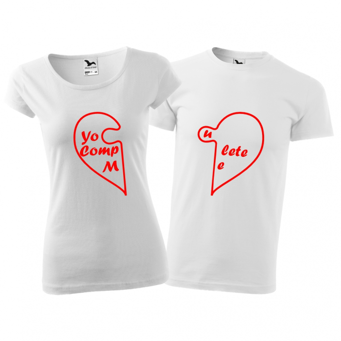 Tricouri cuplu - YOU COMPLETE ME [1]