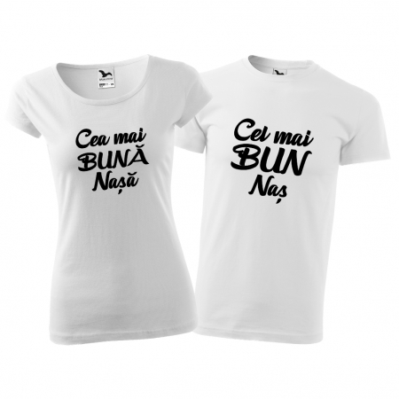 Tricouri cuplu - CEL MAI BUN NAS / CEA MAI BUNA NASA [3]