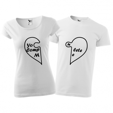 Tricouri cuplu - YOU COMPLETE ME [1]