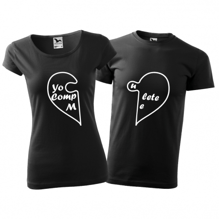 Tricouri cuplu - YOU COMPLETE ME [2]