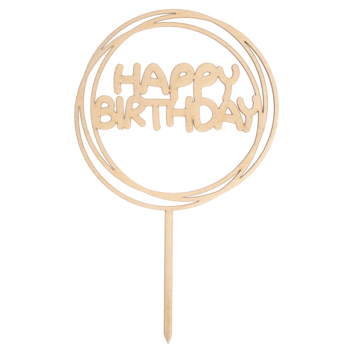 Cake Topper Happy Birthday - T02 [1]