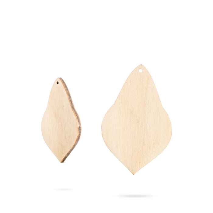 Bază bijuterii din lemn - Wood earrings base F 17 [1]