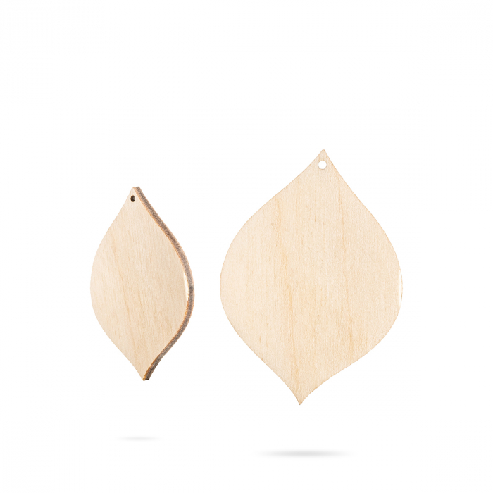 Bază bijuterii din lemn - Wood earrings base F 18 [1]