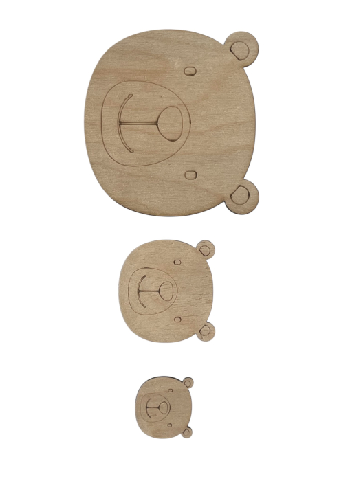 Obrăjor ursuleț din lemn [2]