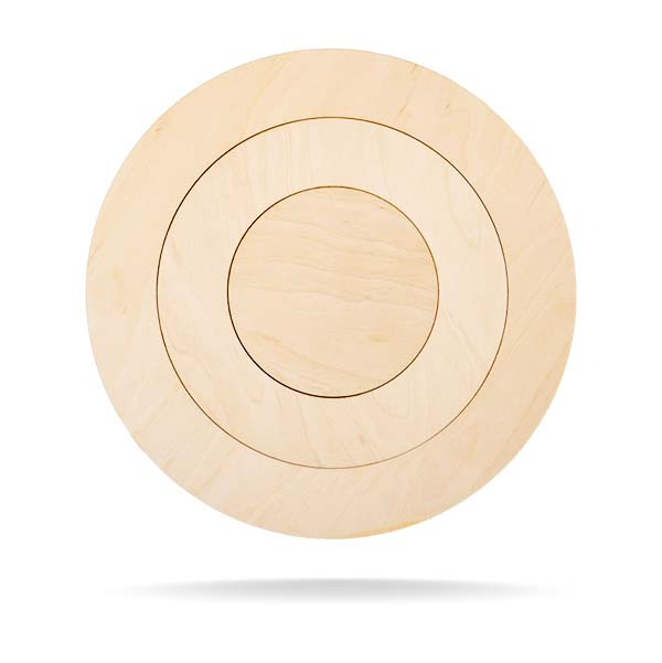 Set 2 inele Ø35 și Ø25, lățime inele 5 cm + disc central - HD106 [1]