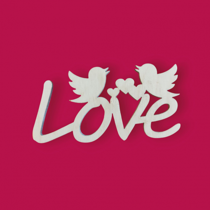Text - Love - Î*L 5 * 10 cm; 9 * 18 cm; 19 * 38 cm - HD11 [2]