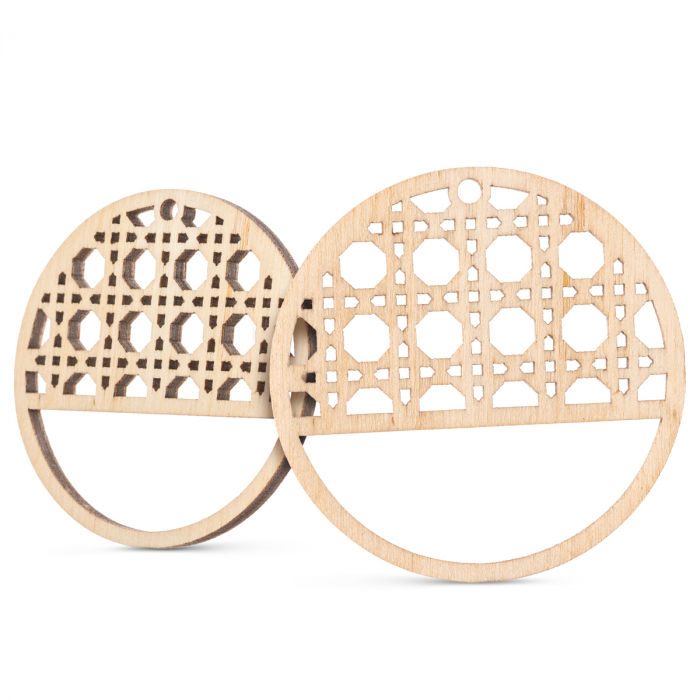Bază cercei macrame - stil rattan F213 [1]
