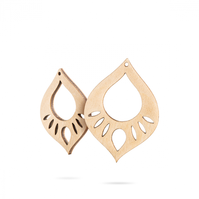 Bază bijuterii din lemn - Wood earrings base F 15 [1]