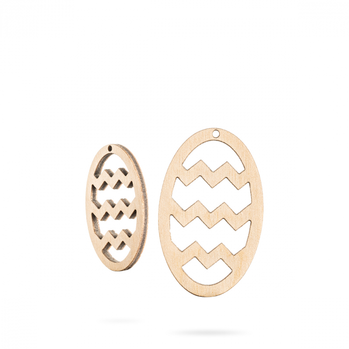 Bază bijuterii din lemn, oval 2,5*4 cm - F11 [1]