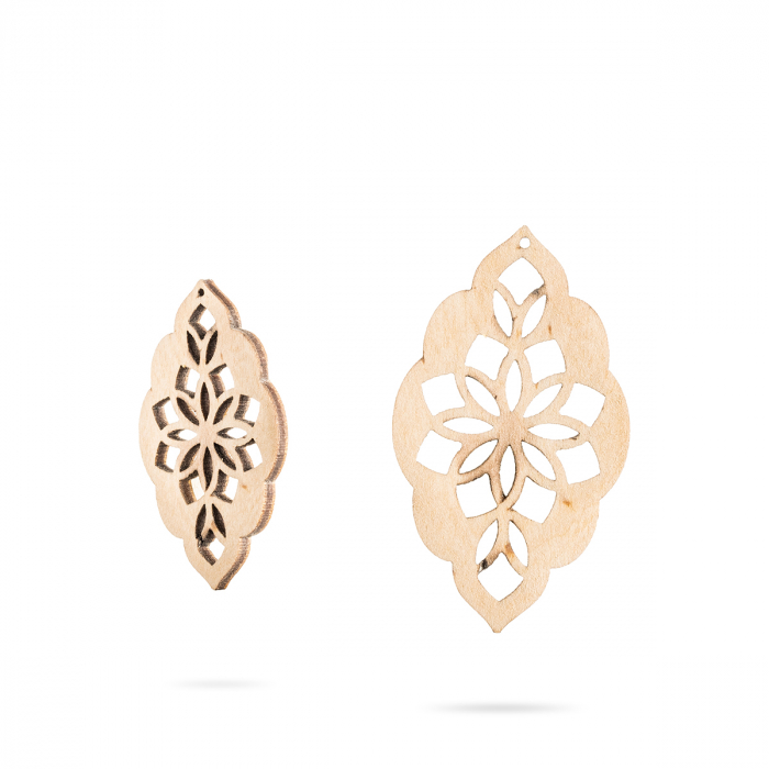 Bază bijuterii din lemn - Wood earrings base F 60 [1]