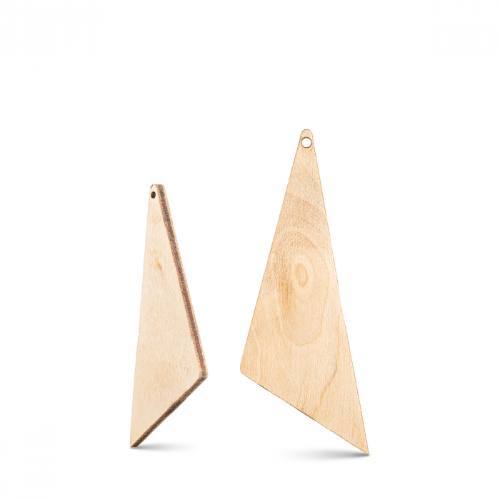 Bază bijuterii din lemn - Wood earrings base F 69 [1]