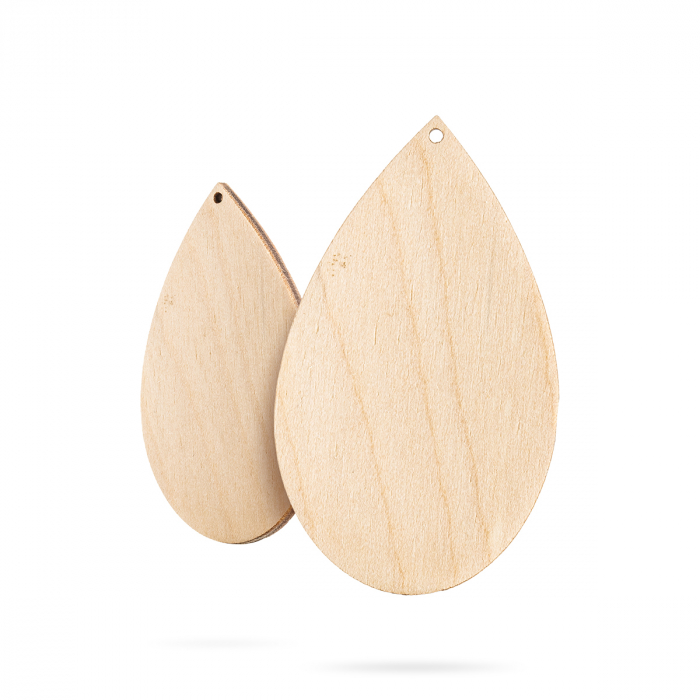 Bază bijuterii din lemn - Wood earrings base F 71 [1]