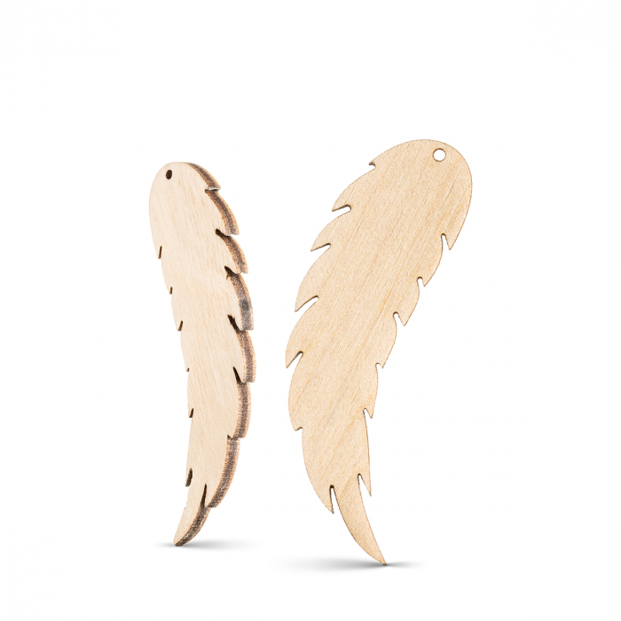 Bază bijuterii din lemn - Wood earrings base F 73 [1]