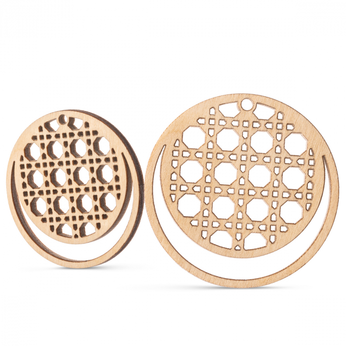 Bază cercei macrame - stil rattan F210 [1]