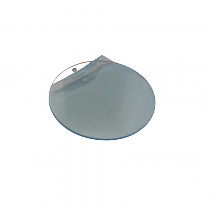 Bază rotundă cu gaură din sticlă, transparent - Ø5-30 cm  PGHD03 [1]