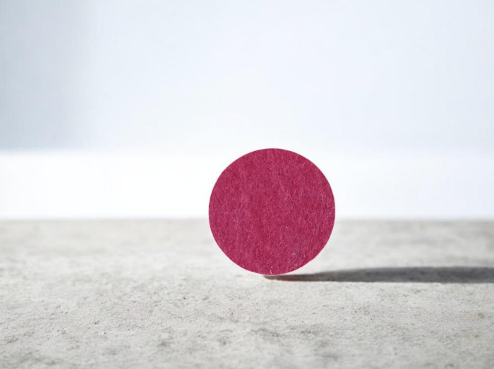 Bază rotundă din fetru 2 mm - discuri pentru craft, broșe și DIY handmade [2]