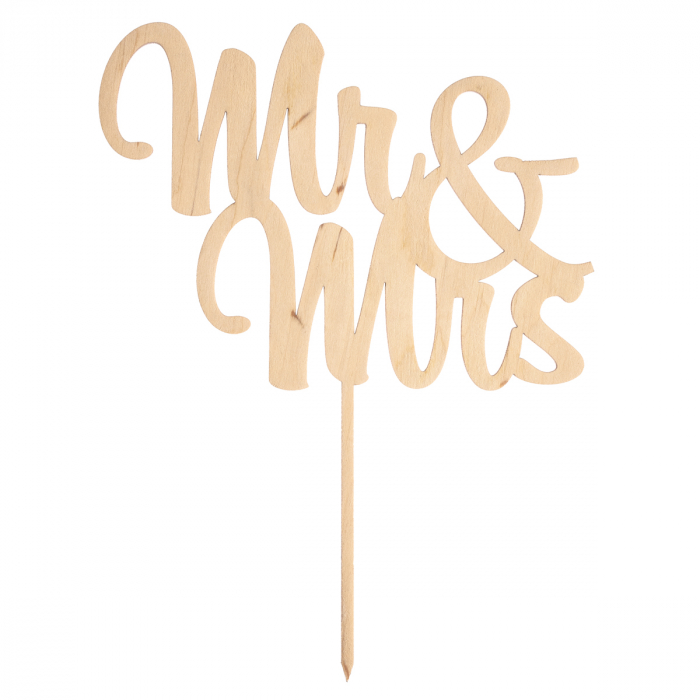 Cake Topper Mr&Mrs - T49 [1]