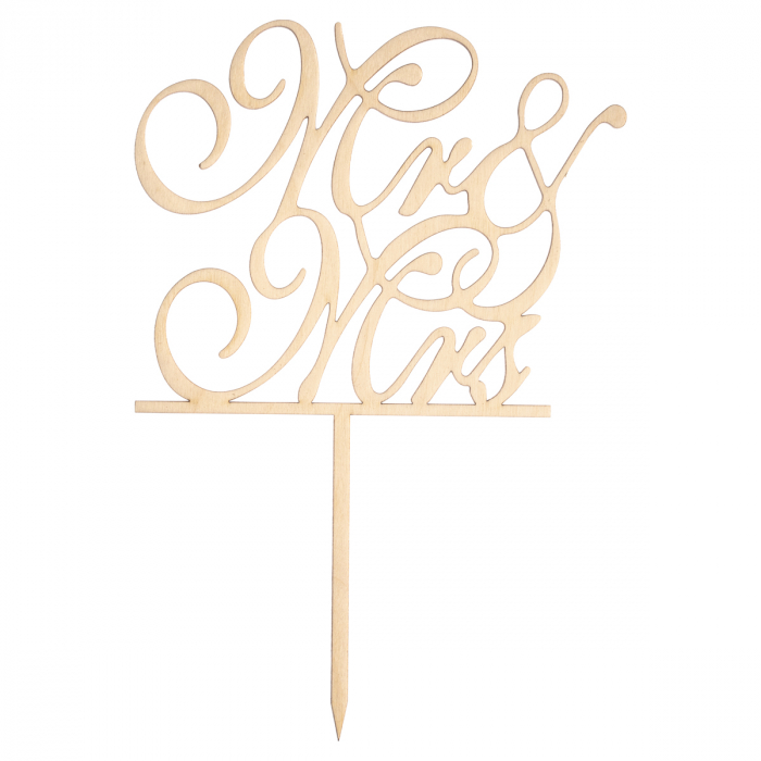 Cake Topper Mr&Mrs - T50 [1]